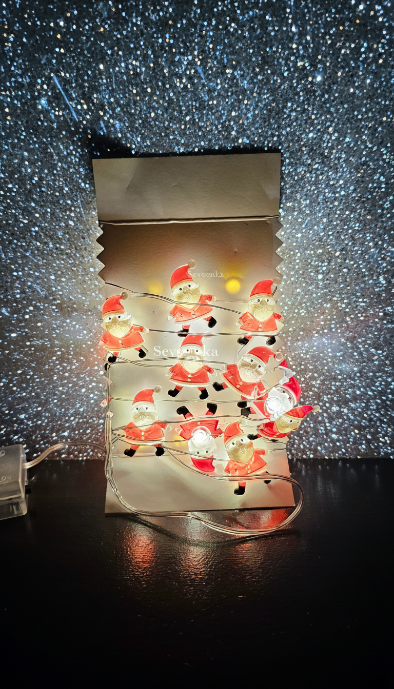 Led Işıklı Noel Baba Çam Ağacı Süsü 2027 Yılbaşı Hediyeleri