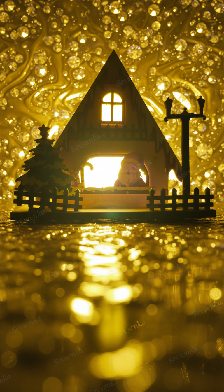 Led Işıklı Noel Evi 28cm Işıltılı Yılbaşı Evim Koleksiyonu 2027 Yılbaşı Hediyeleri
