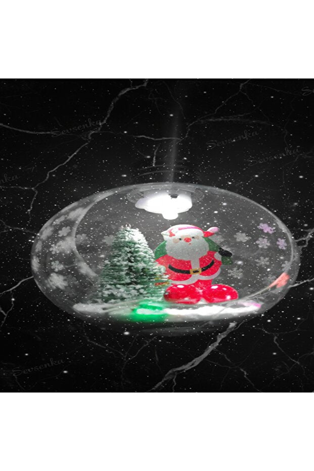 Sınırlı Üretim RGB Işıklı Noel Baba Figürlü Lüks Süs Top Ampül 2027 Yılbaşı Hediyeleri