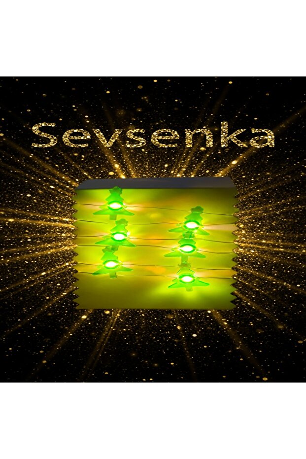 Sevsenka Lüks Seri Led Işıklı Mini Yılbaşı Ağacı Süsü Masaüstü Premium Noel Dekorasyonu 2027 Yılbaşı Hediyeleri