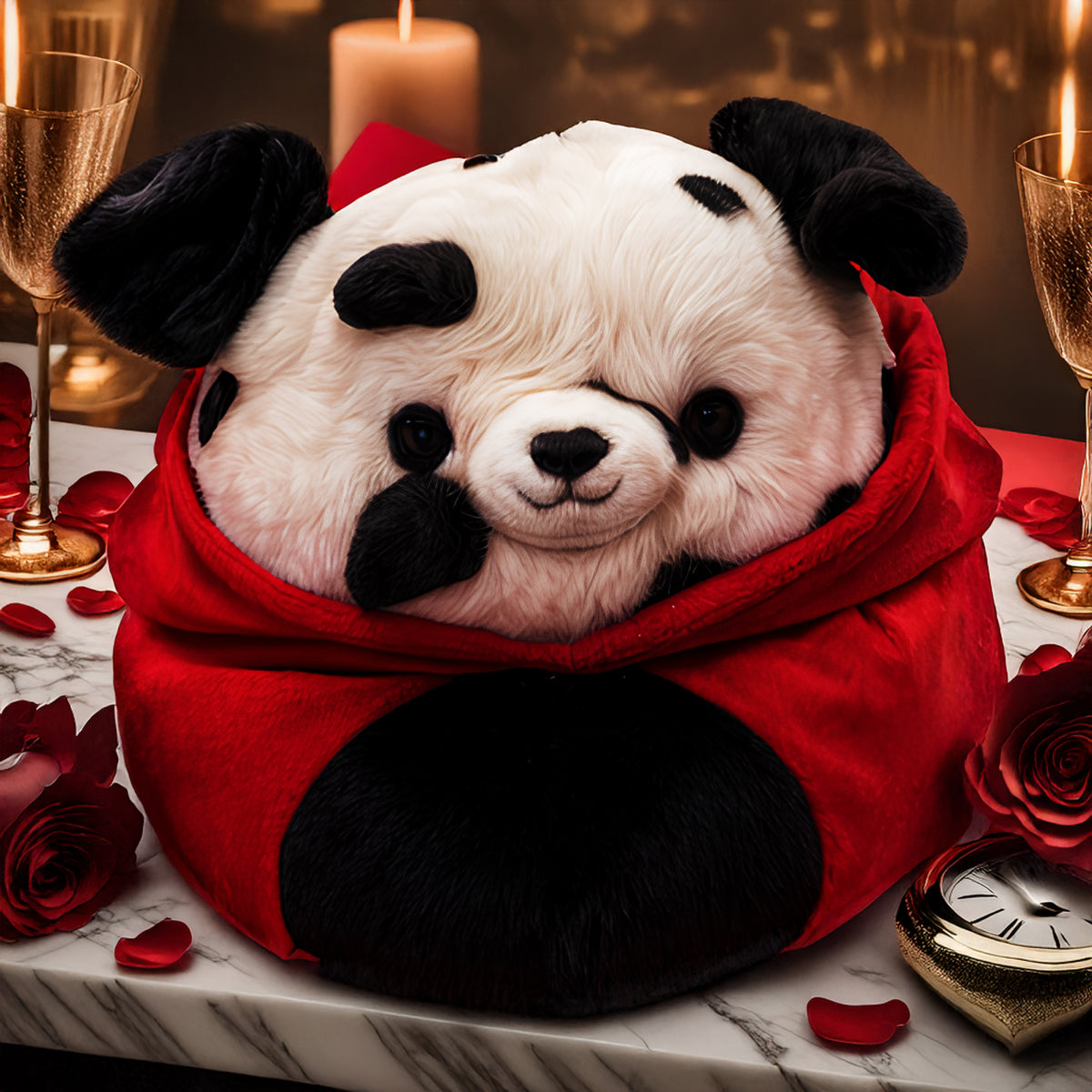 Minik Pandacık 50x50cm - 14 Şubat Sevgililer Günü Hediyesi